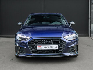 2020 Audi A4 35 TFSI V (B9) Рестайлинг, синий, 2780000 рублей, вид 2