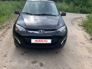 2013 Lada (ВАЗ) Kalina II, чёрный, 360000 рублей, вид 1