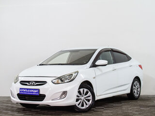 2011 Hyundai Solaris I, белый, 569000 рублей, вид 3