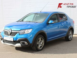 2019 Renault Logan II Рестайлинг, синий, 930000 рублей, вид 1