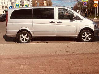 2014 Mercedes-Benz Vito 113 CDI L2 II (W639) Рестайлинг, серебристый, 2100000 рублей, вид 3