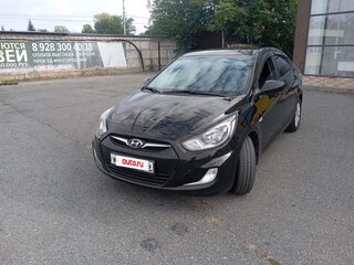2012 Hyundai Solaris I, чёрный, 670000 рублей, вид 1