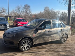 2019 Lada (ВАЗ) Granta I Рестайлинг, коричневый, 650000 рублей, вид 4