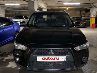 2012 Mitsubishi Outlander II Рестайлинг, чёрный, 1000000 рублей, вид 2