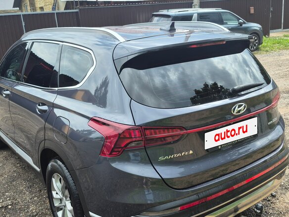 2021 Hyundai Santa Fe IV Рестайлинг, синий, 3000000 рублей - вид 5
