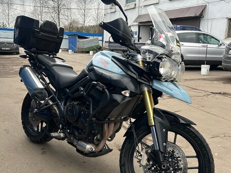 2013 Triumph Tiger 800, голубой, 610000 рублей, вид 5