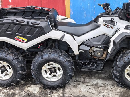2017 BRP Can-Am Outlander 6x6 XU+ 650 T, серый, 1600000 рублей, вид 2