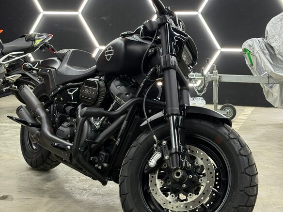 2021 Harley-Davidson Fat Bob, чёрный, 1850000 рублей - вид 7