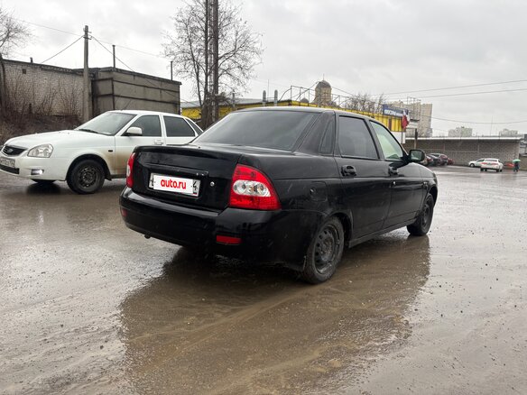 2009 Lada (ВАЗ) Priora I, чёрный, 250000 рублей - вид 6