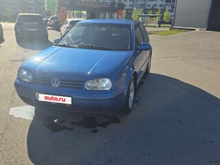 1999 Volkswagen Golf IV, синий, 400000 рублей, вид 1
