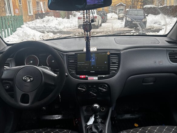 2011 Kia Rio II Рестайлинг, белый, 190000 рублей - вид 6