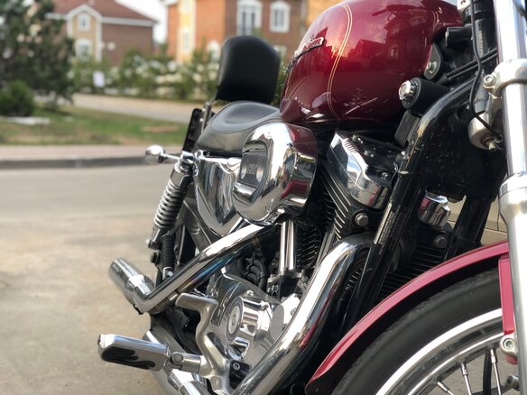 2005 Harley-Davidson Sportster 1200, красный, 620000 рублей - вид 13
