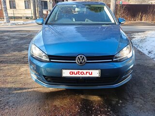 2015 Volkswagen Golf VII, голубой, 1370000 рублей, вид 3