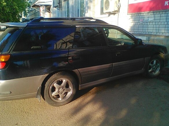 2000 Subaru Outback II, синий, 425000 рублей - вид 7