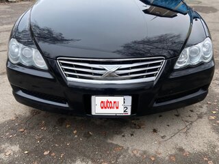 2007 Toyota Mark X I Рестайлинг, чёрный, 1100000 рублей, вид 3