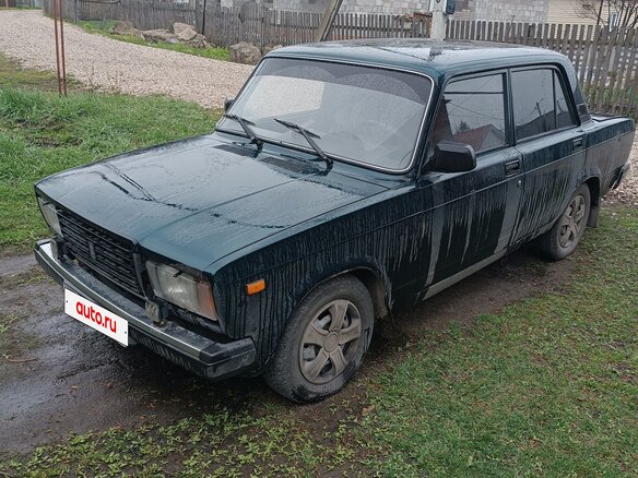 2009 Lada (ВАЗ) 2107, зелёный, 180000 рублей - вид 1