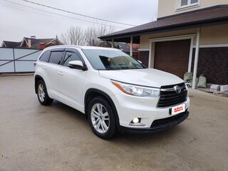 2014 Toyota Highlander III (XU50), белый, 2950000 рублей, вид 3