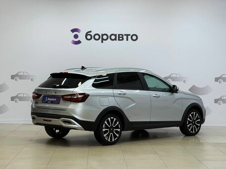 2024 Lada (ВАЗ) Vesta SW Cross I Рестайлинг (NG), серебристый, 1600000 рублей, вид 4