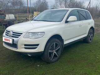2008 Volkswagen Touareg I Рестайлинг, белый, 1500000 рублей, вид 4