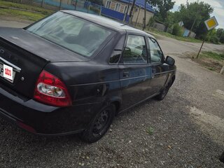 2008 Lada (ВАЗ) Priora I, чёрный, 220000 рублей, вид 1