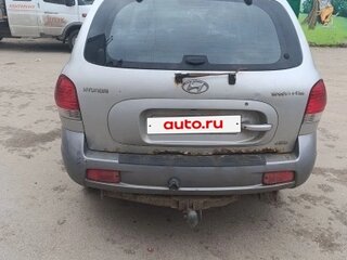 2005 Hyundai Santa Fe I, серебристый, 400000 рублей, вид 4