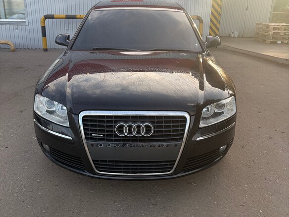 2004 Audi A8 Long II (D3), чёрный - вид 1