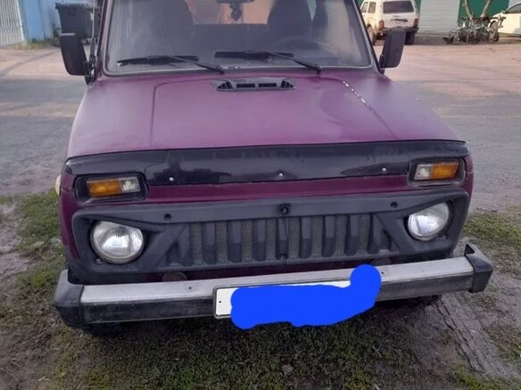 2001 Lada (ВАЗ) 2121 (4x4) I Рестайлинг, пурпурный, 300000 рублей - вид 1