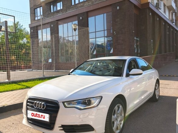 2012 Audi A6 IV (C7), белый, 1900000 рублей