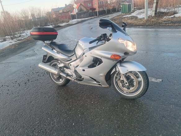 2002 Kawasaki ZZR 1200, серебристый, 350000 рублей - вид 6