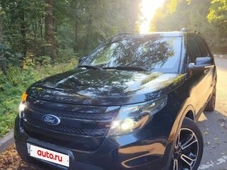 2013 Ford Explorer Sport V, чёрный, 1350000 рублей, вид 2