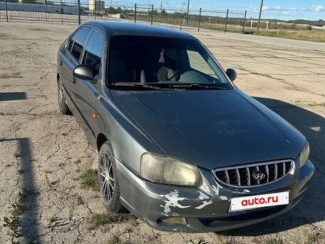 2004 Hyundai Accent ТагАЗ II, серый, 220000 рублей, вид 3