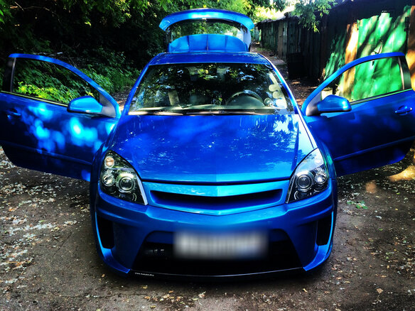 2010 Opel Astra OPC H, голубой - вид 2