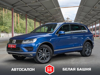 2016 Volkswagen Touareg II Рестайлинг, синий, 2730000 рублей, вид 1