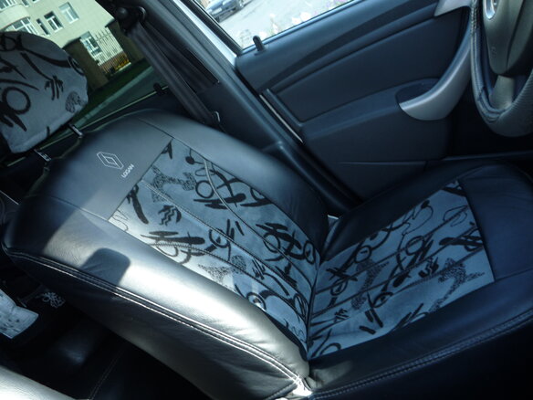 2012 Renault Logan I Рестайлинг, серебристый - вид 12