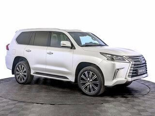 2018 Lexus LX 570 III Рестайлинг 2, белый, 7900000 рублей, вид 3
