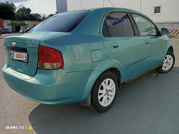 2004 Chevrolet Aveo I, зелёный, 300000 рублей - вид 5