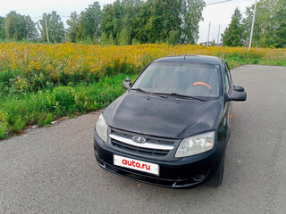 2014 Lada (ВАЗ) Granta I, чёрный, 226000 рублей, вид 1