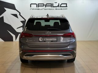 2021 Hyundai Santa Fe IV Рестайлинг, серый, 3349900 рублей, вид 4
