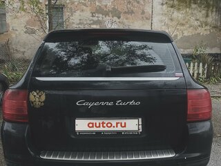 2006 Porsche Cayenne Turbo I (955), чёрный, 999999 рублей, вид 4