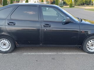 2008 Lada (ВАЗ) Priora I, чёрный, 205000 рублей, вид 5