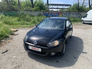 2011 Volkswagen Golf VI, чёрный, 1220000 рублей, вид 3