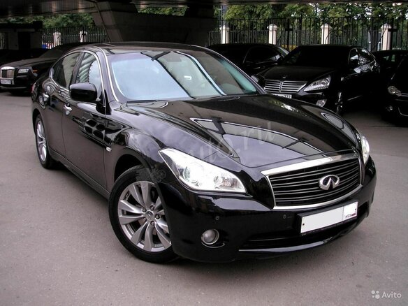 2012 Infiniti M M25 IV, чёрный - вид 1