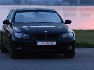 2007 BMW 3 серии 318i V (E90/E91/E92/E93), чёрный, 900000 рублей, вид 1