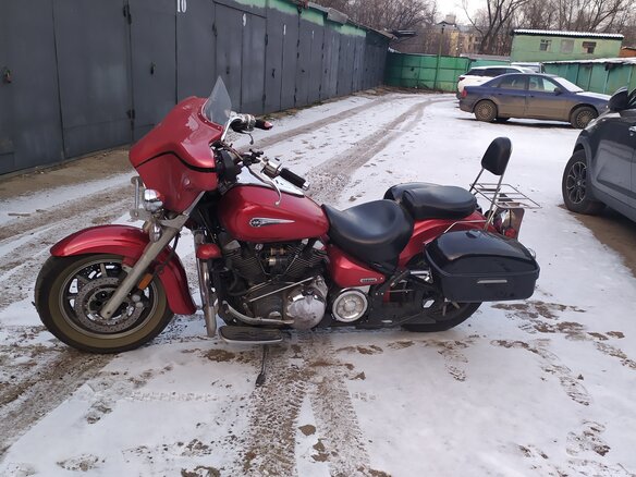 2006 Yamaha XV 1700 Road Star, красный, 550000 рублей