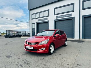 2014 Hyundai Solaris I Рестайлинг, красный, 999000 рублей, вид 2