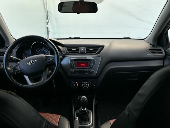 2012 Kia Rio III, серебристый - вид 12