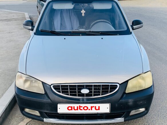 2008 Hyundai Accent ТагАЗ II, бежевый, 250000 рублей - вид 1
