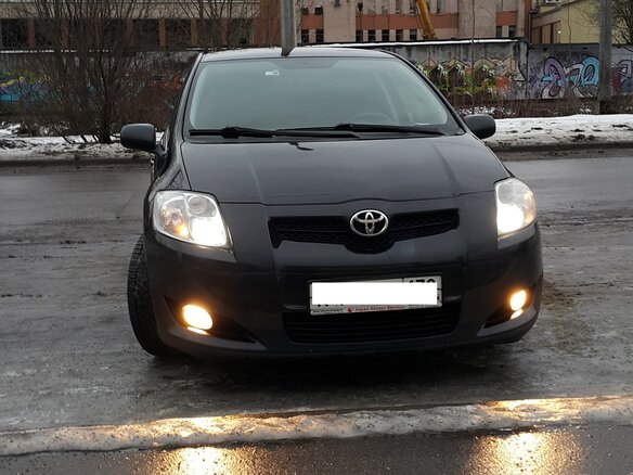 2008 Toyota Auris I, чёрный - вид 7