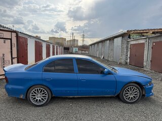 2000 Mitsubishi Galant VIII Рестайлинг, синий, 80000 рублей, вид 2