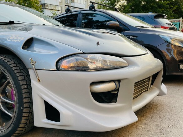 1998 Mitsubishi Eclipse II, серебристый, 666000 рублей - вид 7
